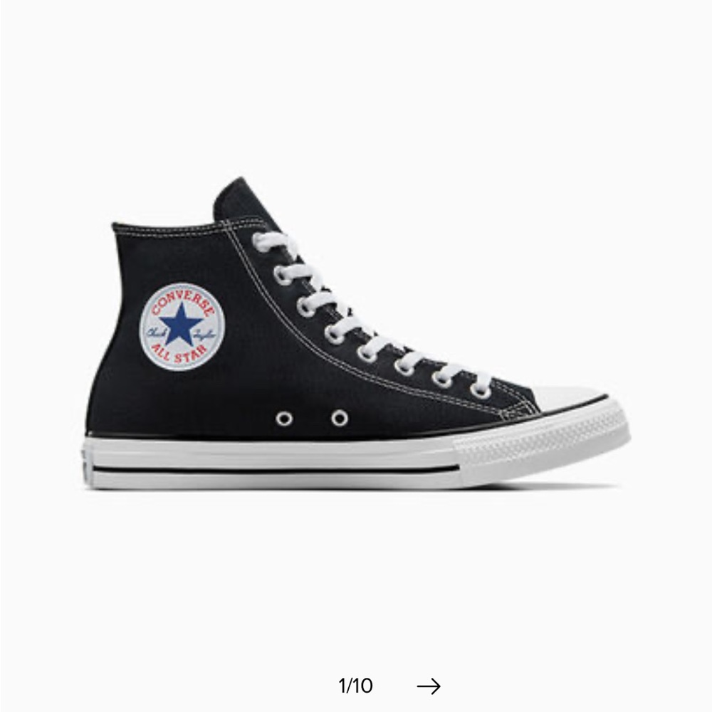Converse all star high top size 6 women’s